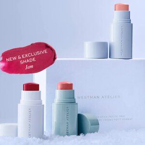 NIB✅ Westman Atelier Mini Baby Cheeks Lip + Cheek Cream Blush Stick Trio Set